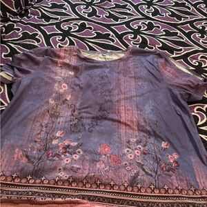 Floral Patterned Women's Top